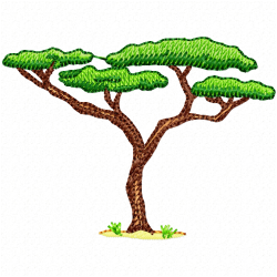Flowers And Tree Embroidery Design 3 Flowers And Tree Embroidery Design 3